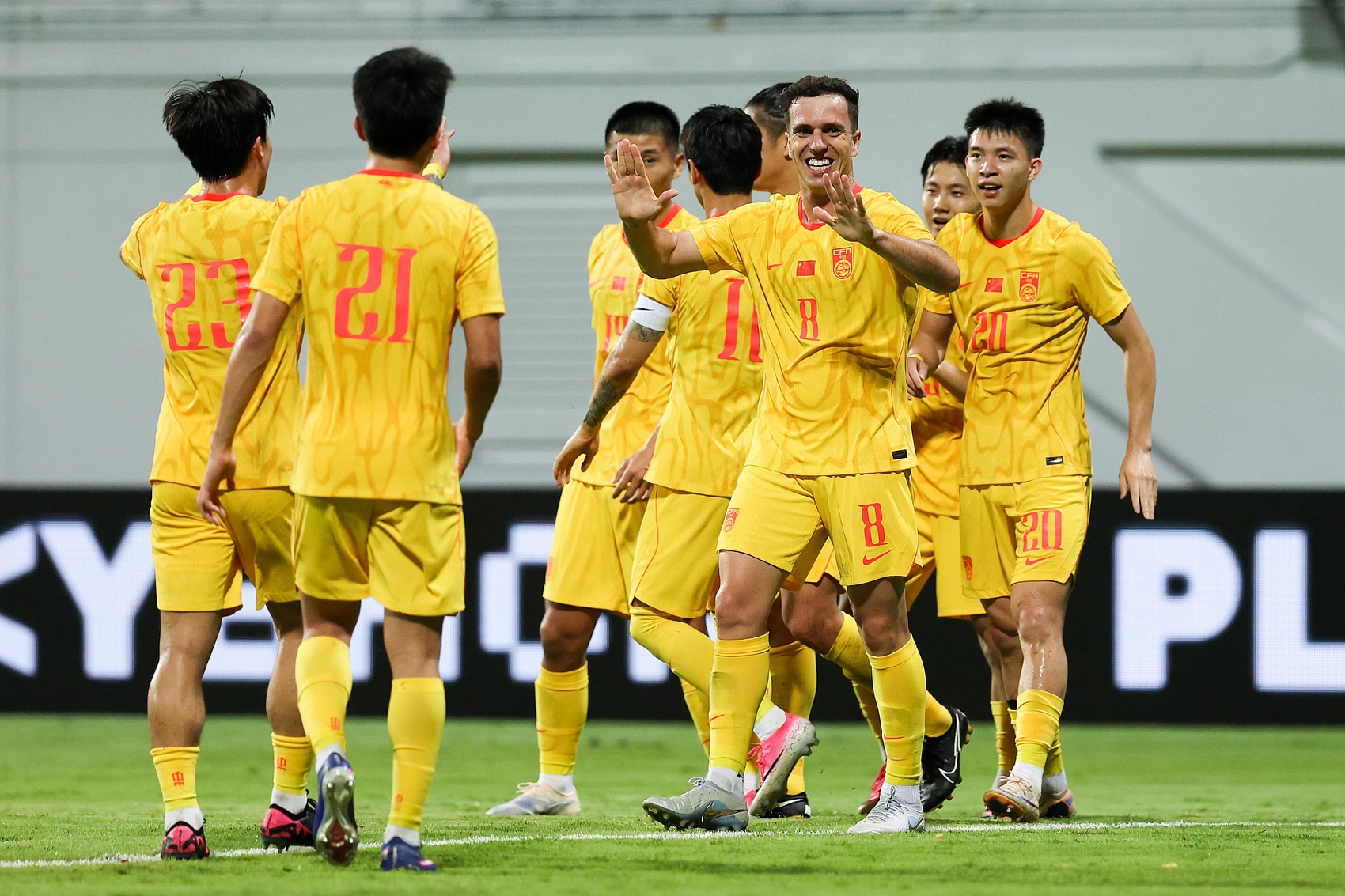 中泰热身赛规程出炉：单场最多换11人，VAR介入